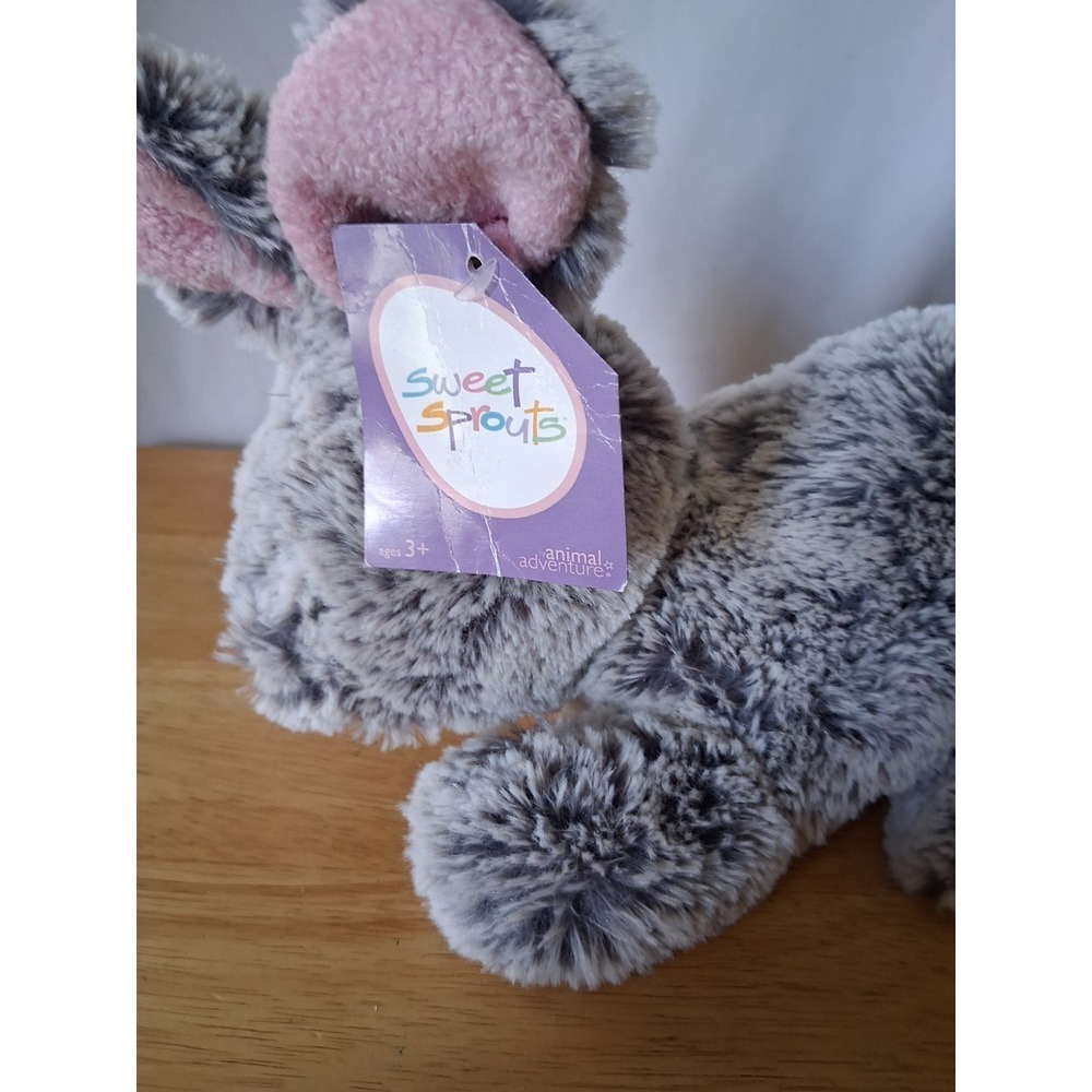 Grey Rabbit Plush - Picture 6 of 7